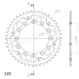 Corona Supersprox Stealth Azul 46 D