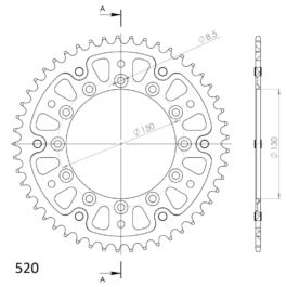 Corona Supersprox Stealth Azul 48 D