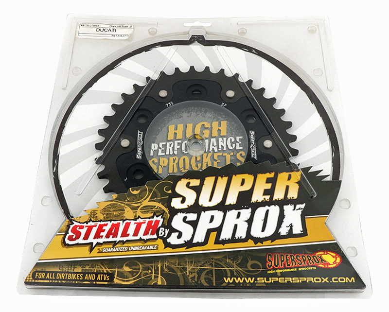 Corona Supersprox Stealth Negra Ducati 520 x 37 - Imagen 2
