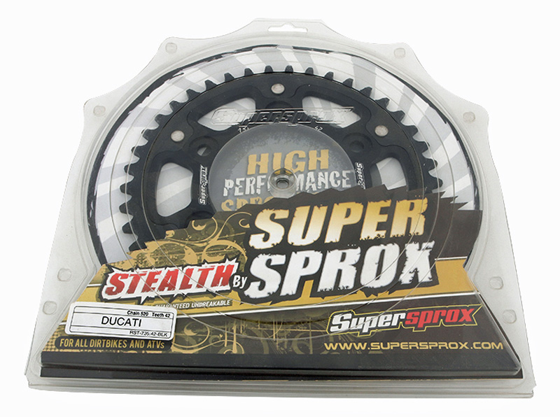 Corona Supersprox Stealth Negra Ducati 520 x 42 - Imagen 2
