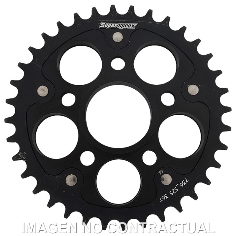 Corona Supersprox Stealth Negra Ducati 525 x 36