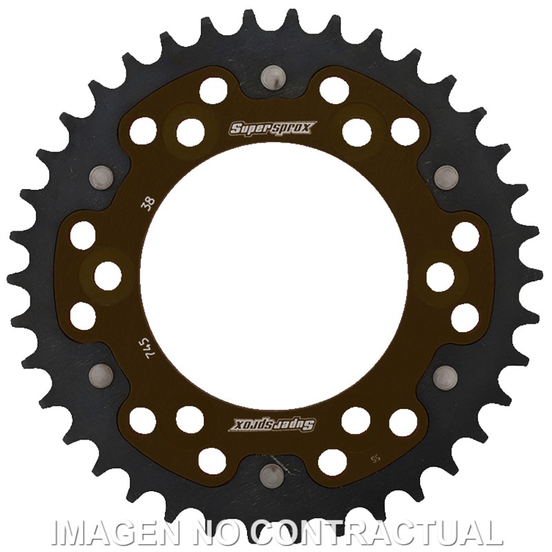 Corona Supersprox Stealth Negra Ducati 525 x 38