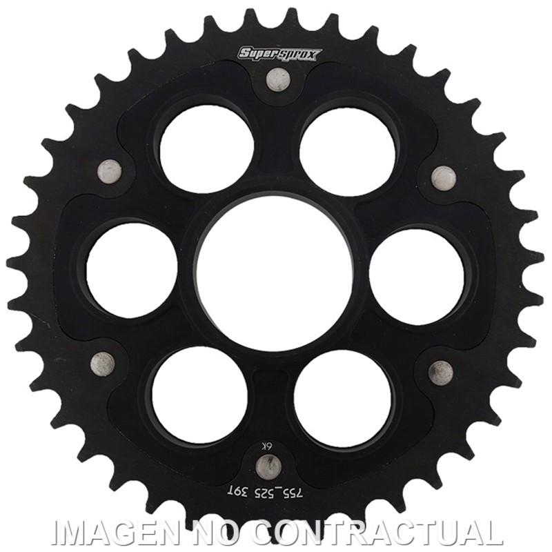 Corona Supersprox Stealth Negra Ducati 525 x 39