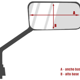 Espejo HERT Piaggio Beverly 125/250 Derecho