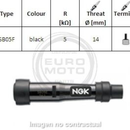 Pipa de Bujía NGK SB05F