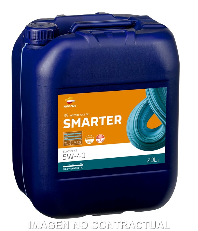 BIDON REPSOL SMARTER SYNTHETIC 4T 5W-40 20L