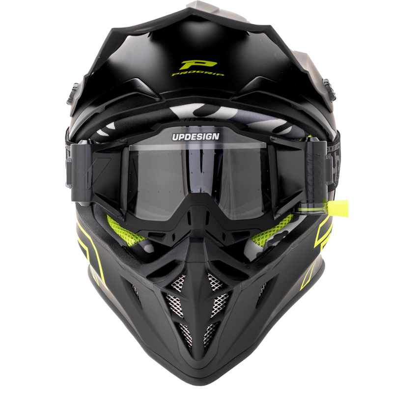 GAFAS UP DESIGN BOLD FILM SYSTEM GOGGLE BLACK CLEAR LENS - Imagen 2
