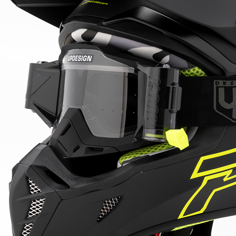 GAFAS UP DESIGN BOLD FILM SYSTEM GOGGLE BLACK CLEAR LENS - Imagen 3