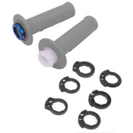 PUÑOS UP DESIGN HOLESHOT MX LOCK ON GRIS 22/24 120 MM