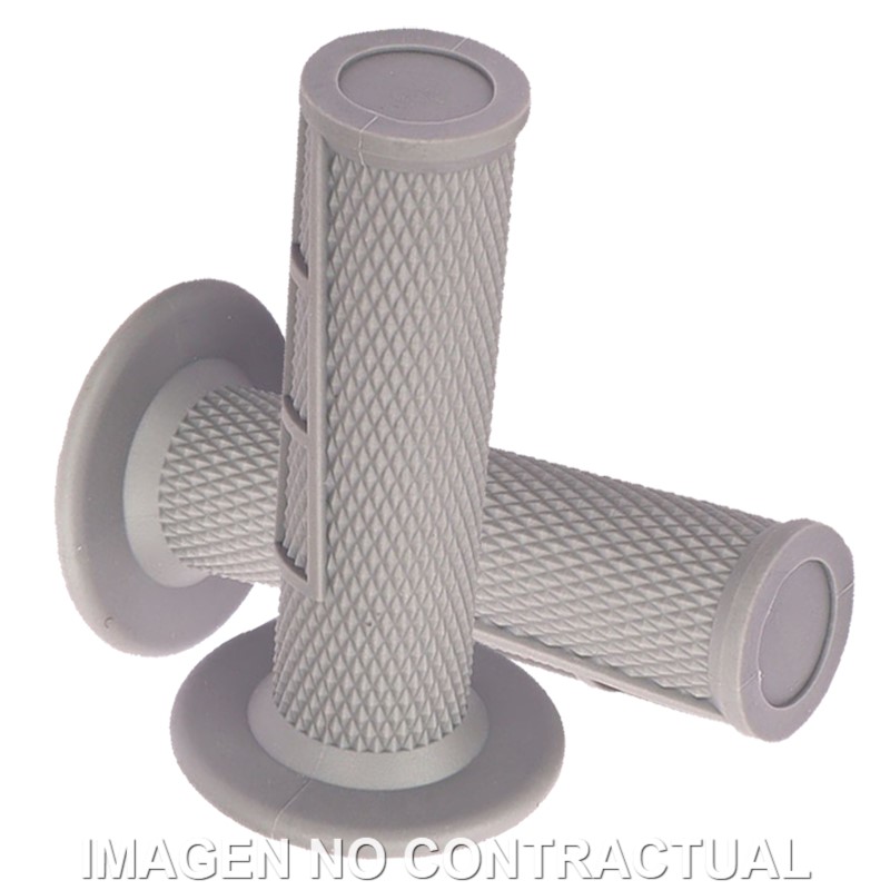 PUÑOS UP DESIGN HOLESHOT MX LOCK ON GRIS 22/24 120 MM