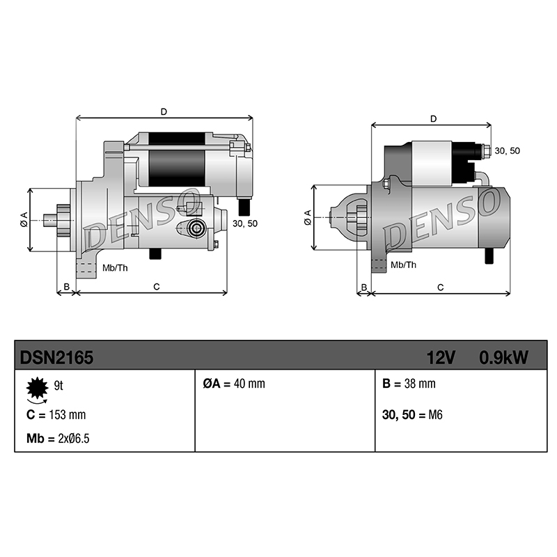 MOTOR ARRANQUE DENSO KTM SUPER DUKE 990 - Imagen 3