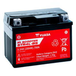 BATERIA YUASA STR4L-BS-CP SIN MANTENIMIENTO SCOOTER RANGE