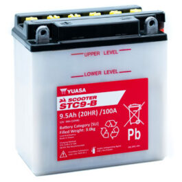 BATERIA YUASA STC9-B-CP CONVENCIONAL SCOOTER RANGE
