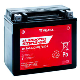 BATERIA YUASA STR12-BS-CP SIN MANTENIMIENTO SCOOTER RANGE