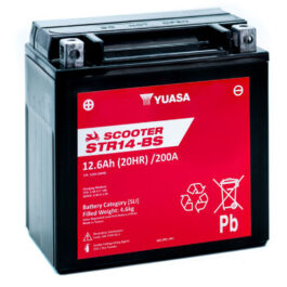 BATERIA YUASA STR14-BS-CP SIN MANTENIMIENTO SCOOTER RANGE