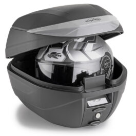 MALETA KAPPA ML 30 LTS K30 NEGRO BASE/N C/EMBELL CENTRAL PLATA Monolock