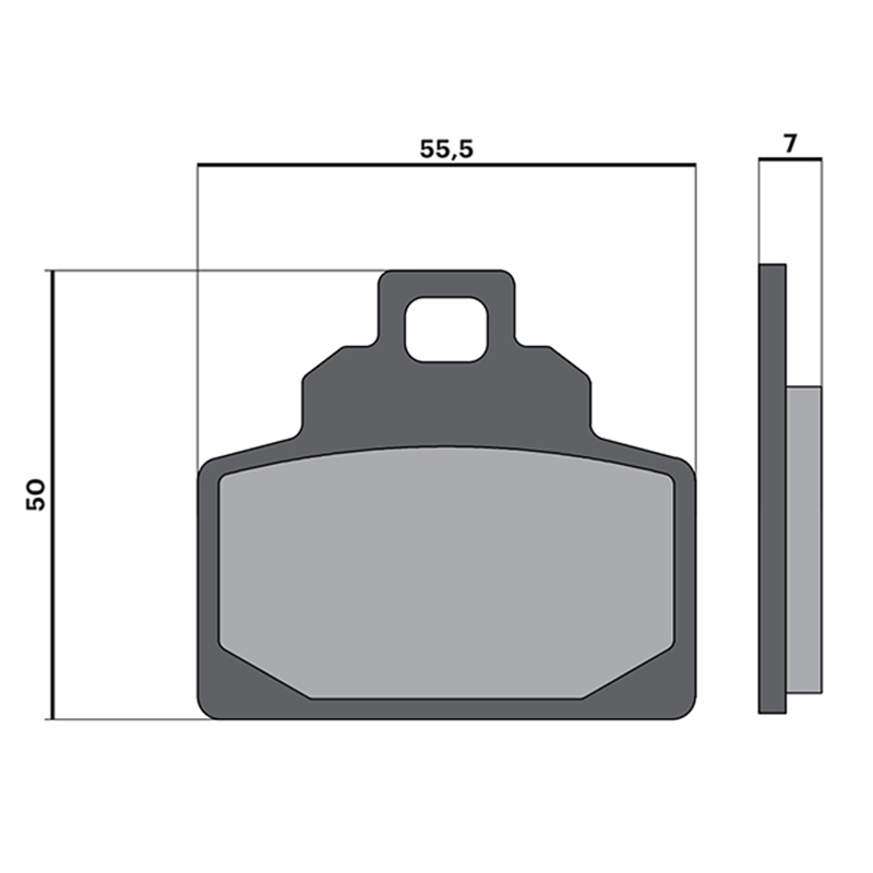 PASTILLA FRENO MALOSSI BRAKE PADS VESPA GTS 310 E5