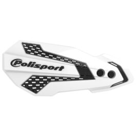 PARAMANOS POLISPORT MX FLOW KAWASAKI KX 250 F (20-22) BLANCO-NEGRO