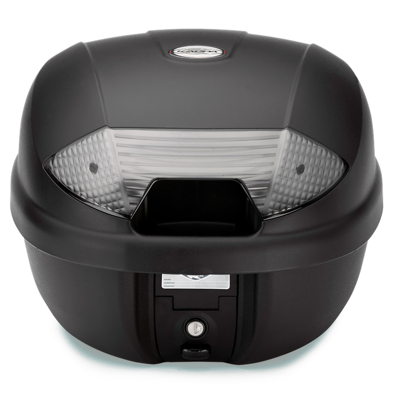 MALETA KAPPA ML 30 LTS K30 NEGRO BASE/N C/CAT AHUMADO Monolock - Imagen 2