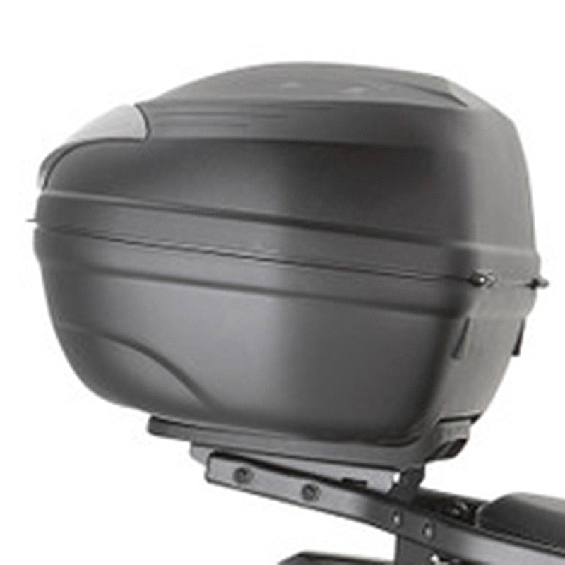 MALETA KAPPA ML 46 LTS K466 NEGRO BASE/N C/CAT AHUMADO Monolock - Imagen 2