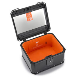 MALETA KAPPA ML 40LTS K´METROBOX ALUMINIO NEGRO Monolock