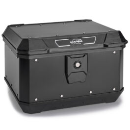 MALETA KAPPA ML 40LTS K´METROBOX ALUMINIO NEGRO Monolock