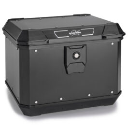 MALETA KAPPA ML 50LTS K´METROBOX ALUMINIO NEGRO Monolock