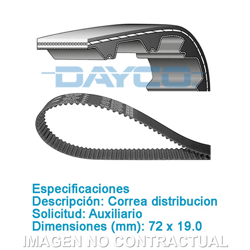 KIT DISTRIBUCIÓN DAYCO DUCATI HYPERMOTARD 1100 - Imagen 2