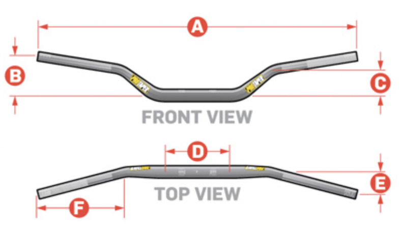 MANILLAR PROTAPER SE Ø22,2 KAW MINI JET NEGRO - Imagen 2